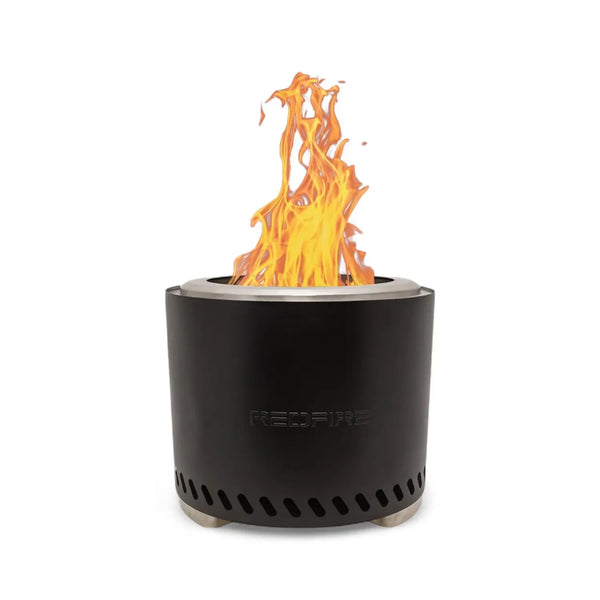 Brasero de pellets Volcano grande – Negro mate