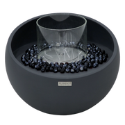 FIRENZE Cuenco de Bioetanol – Negro Pizarra