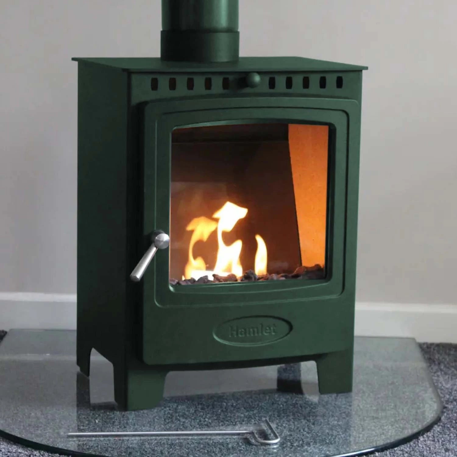 chimenea de etanol de hierro fundido