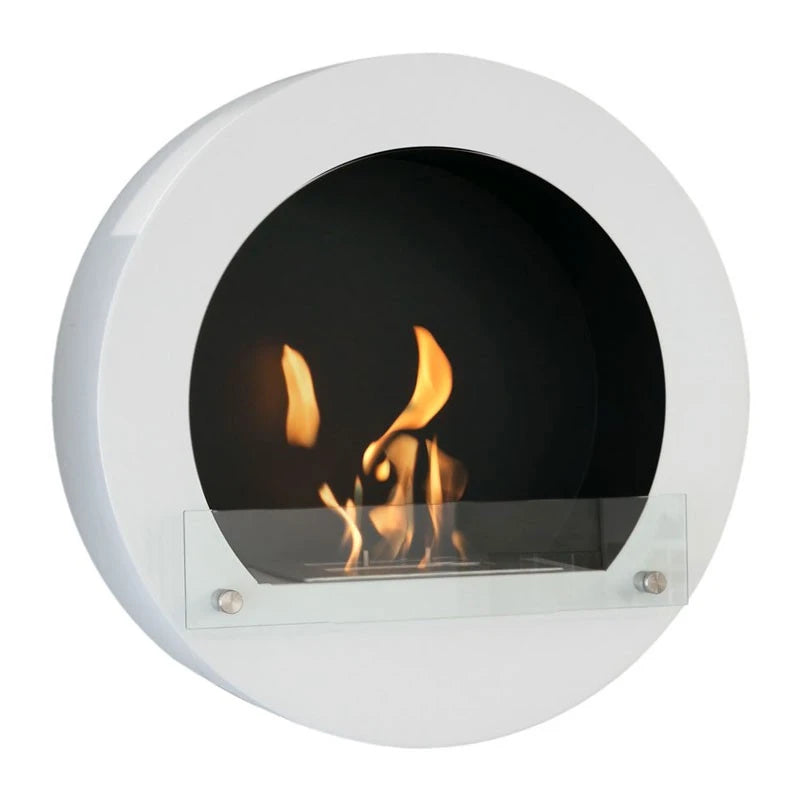 Chimenea bioetanol de pared redonda