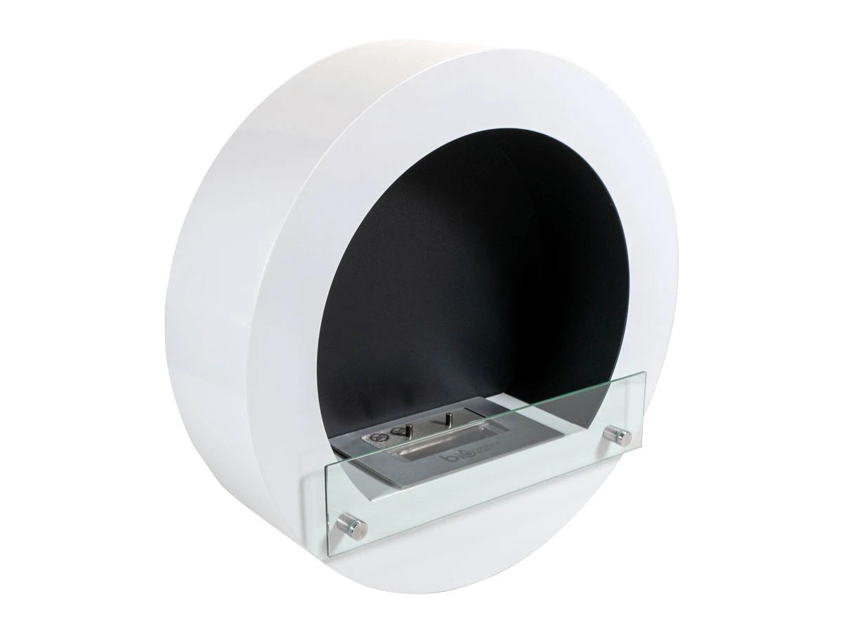 Chimenea bioetanol de pared redonda