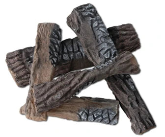 5 troncos de cerámica para decorar