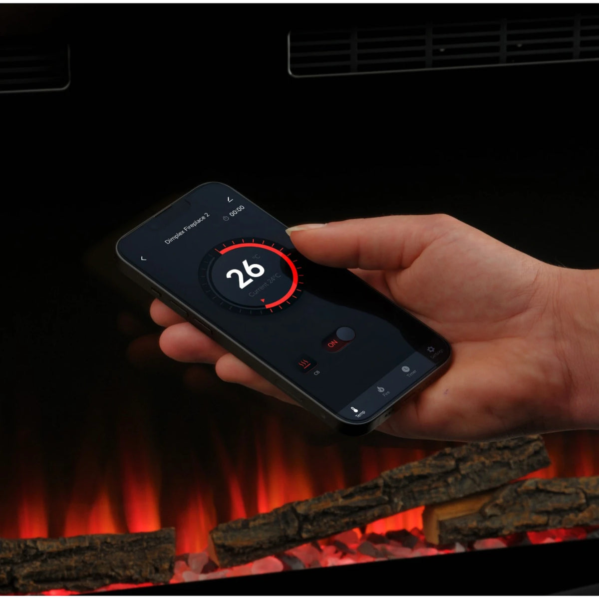 Chimenea eléctrica Sense 50 - Empotrada o de pared