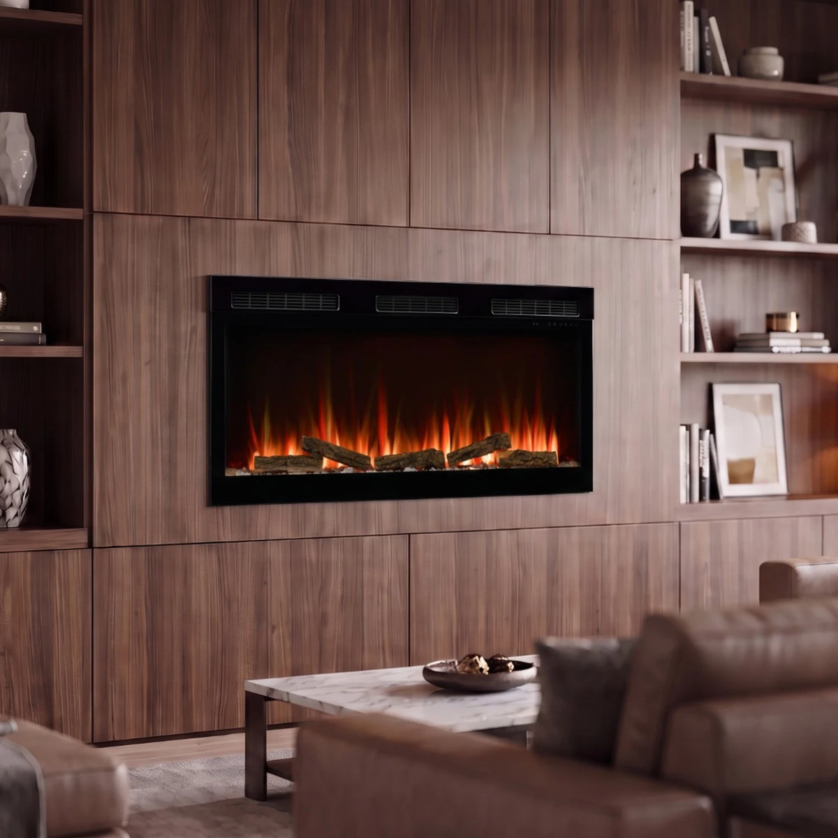 Chimenea eléctrica Sense 50 - Empotrada o de pared
