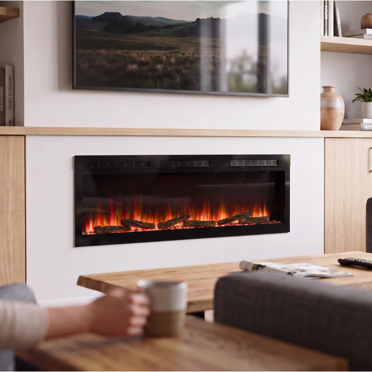 Chimenea eléctrica Sense 60 - Empotrada o de pared