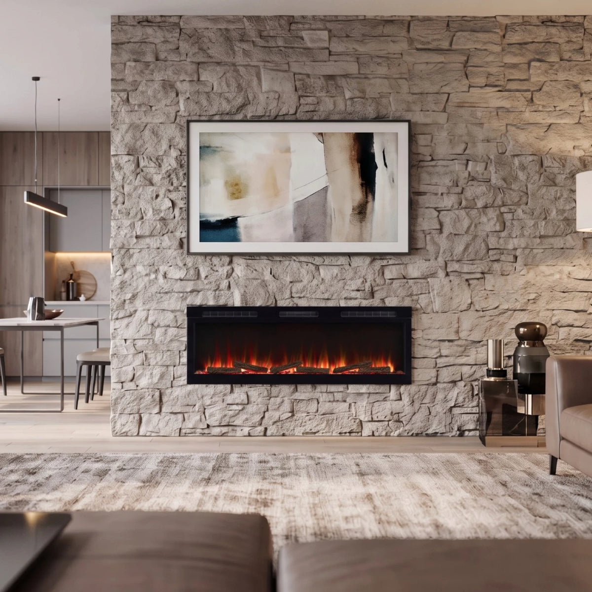Chimenea eléctrica Sense 60 - Empotrada o de pared