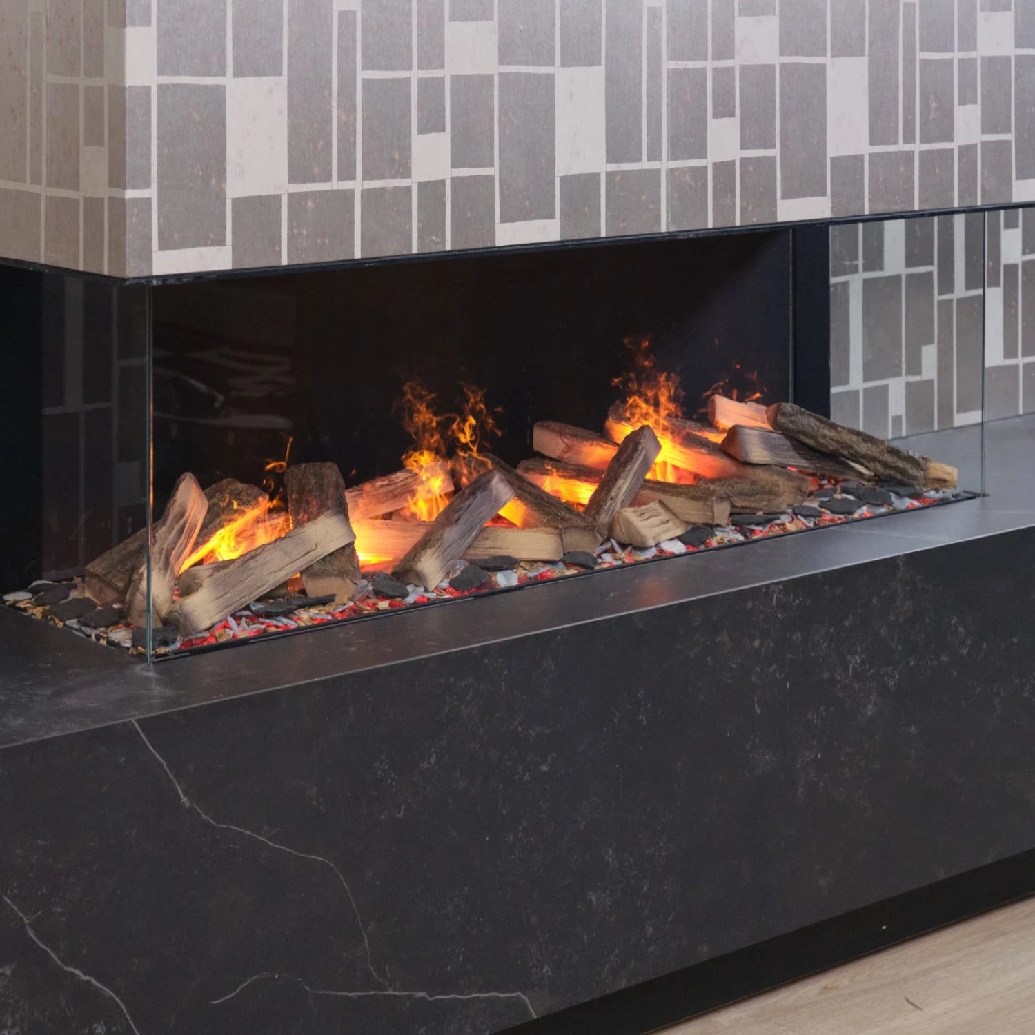 e-MatriX 1300-400 III - Chimenea de vapor de agua