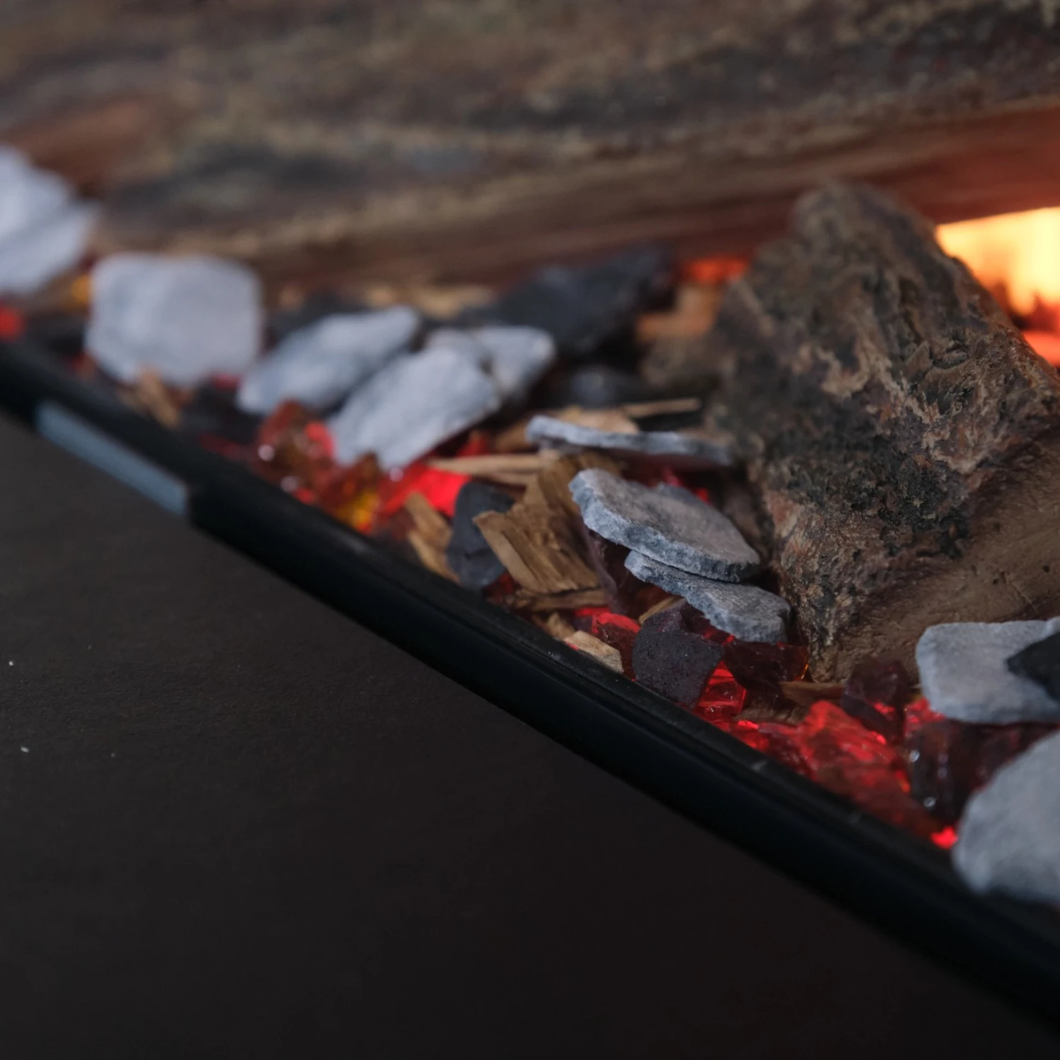 e-MatriX 800/500 II-R - Chimenea de vapor de agua empotrada en esquina