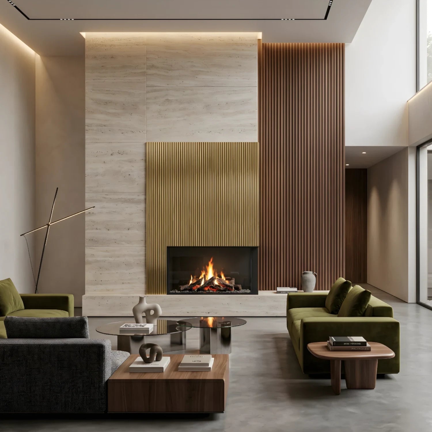 e-MatriX 800/500 II-R - Chimenea de vapor de agua empotrada en esquina