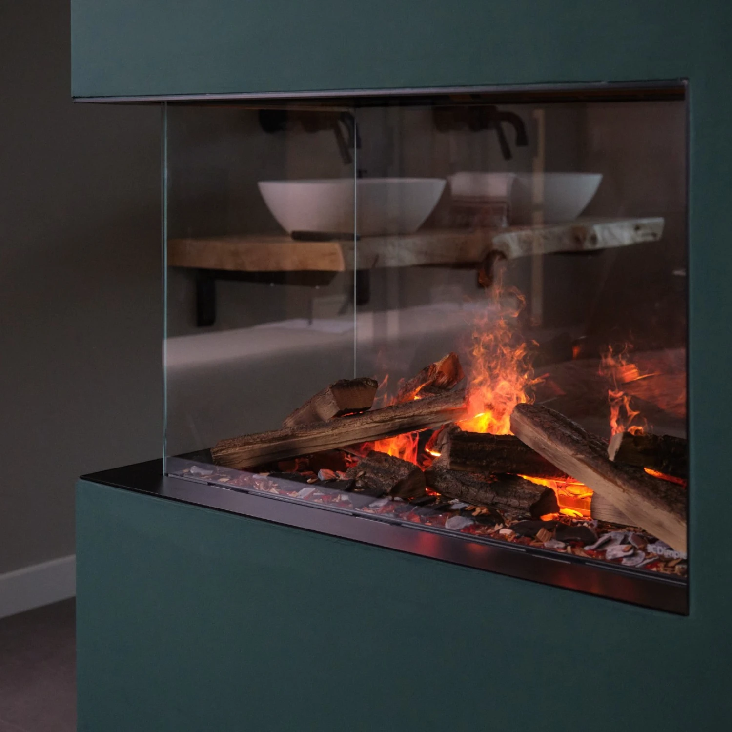 e-MatriX 800-500 RD - Chimenea de vapor de agua