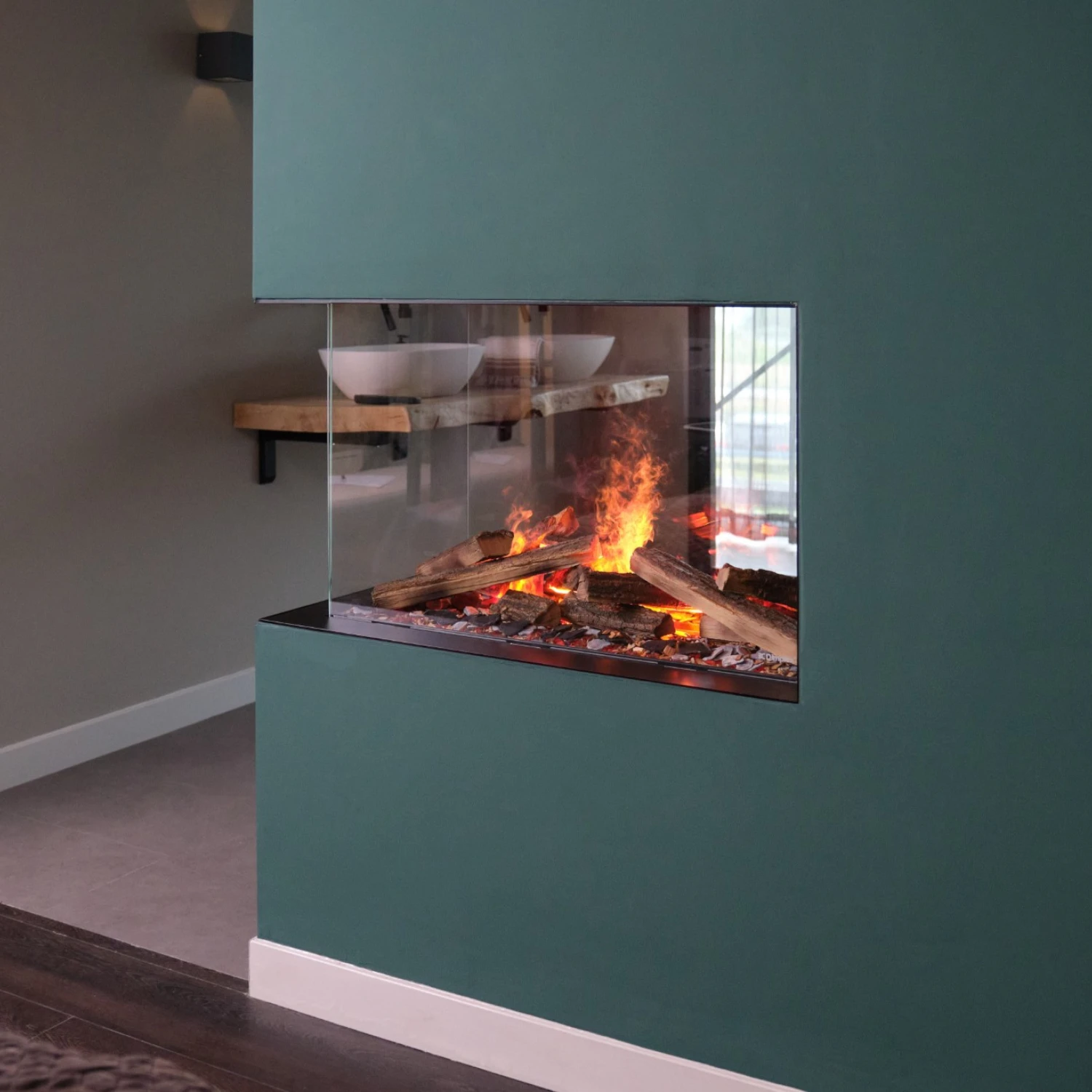 e-MatriX 800-500 RD - Chimenea de vapor de agua