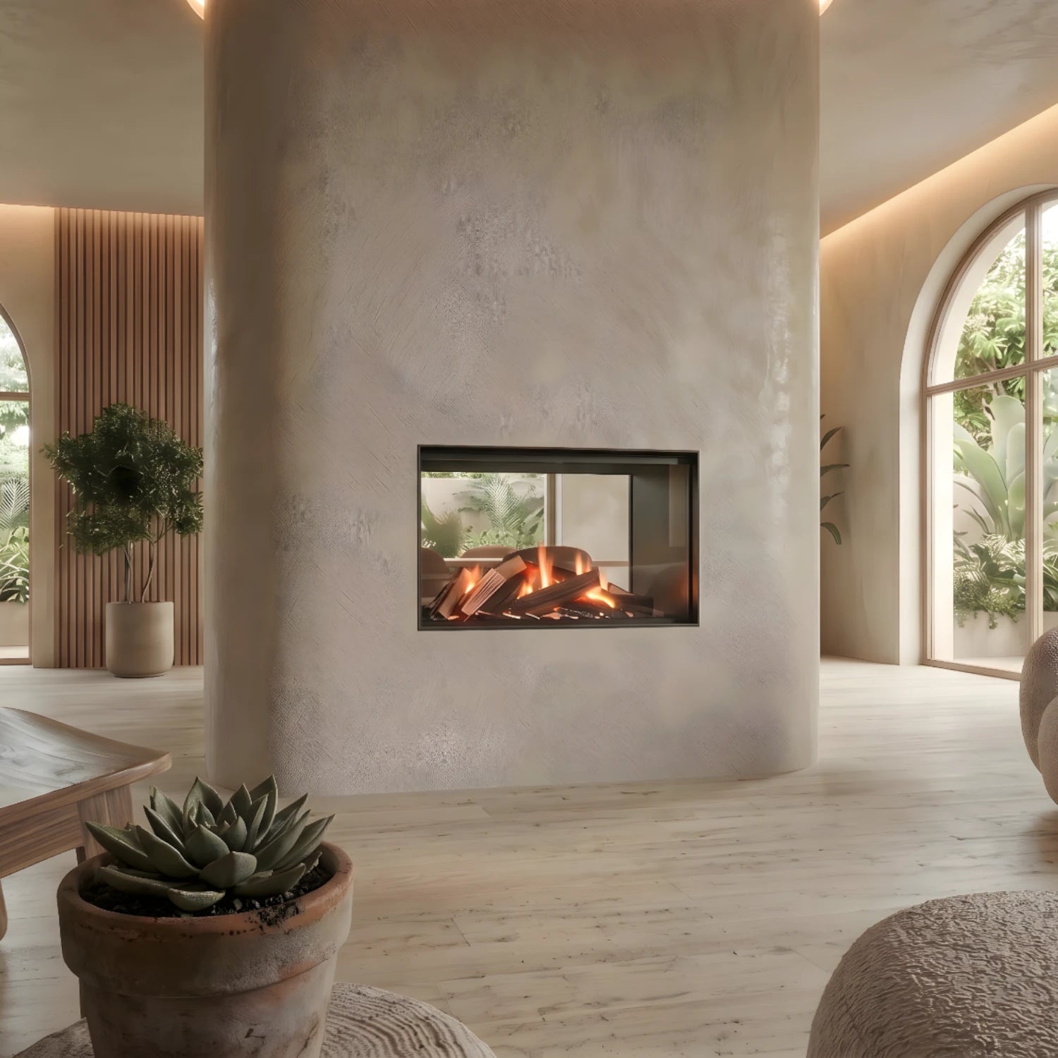 e-MatriX 800-500 ST - Chimenea de vapor de agua