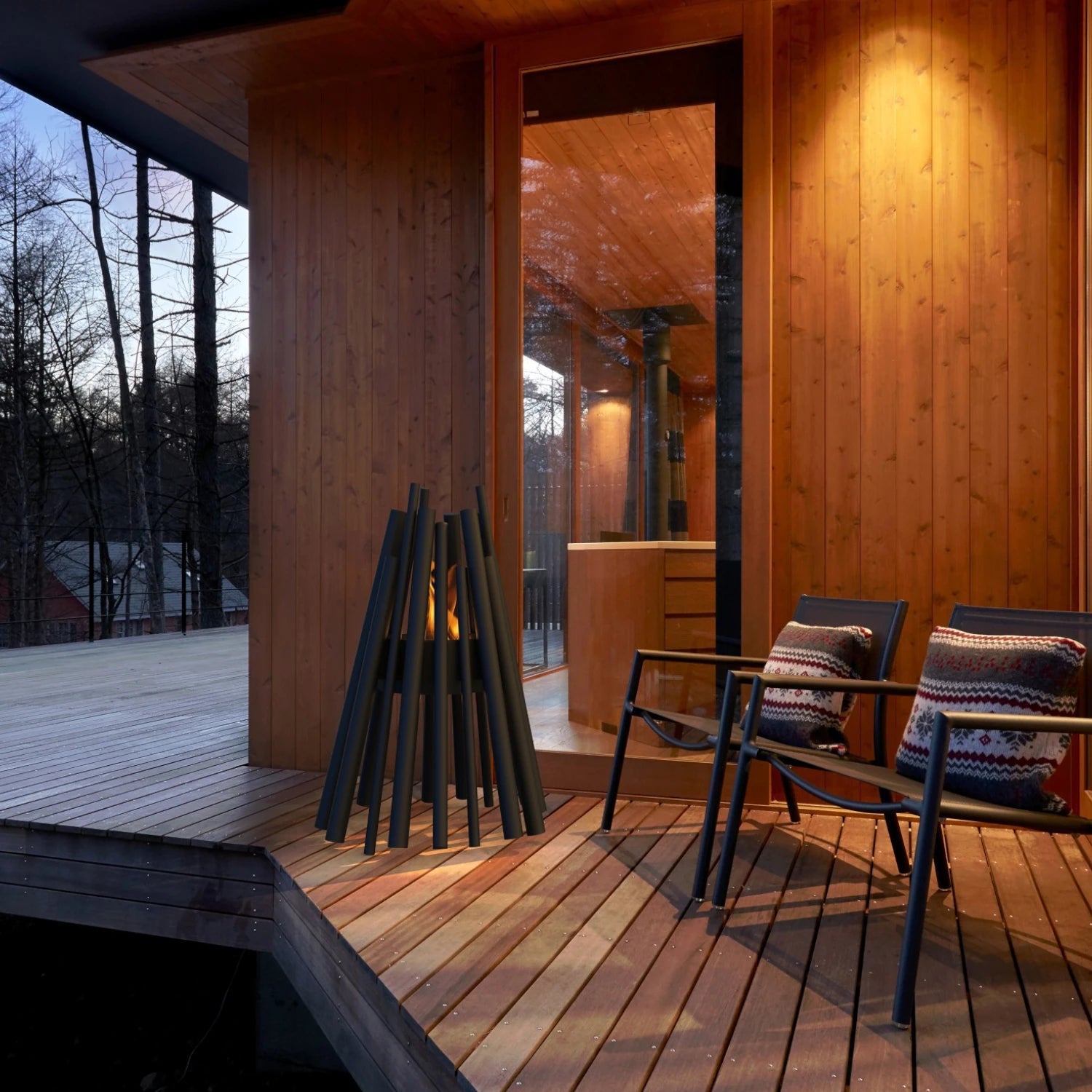 Stix 8 - Chimenea bioetanol exterior