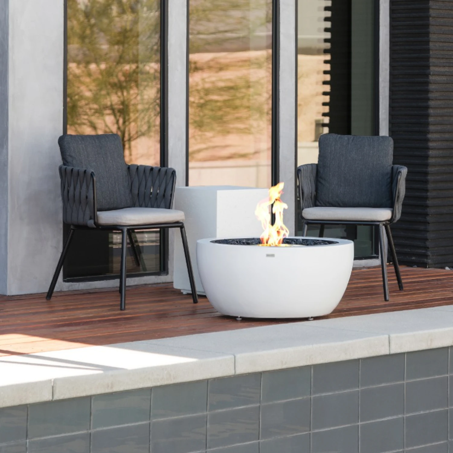 Pod 30 - Chimenea de bioetanol para exteriores Bone