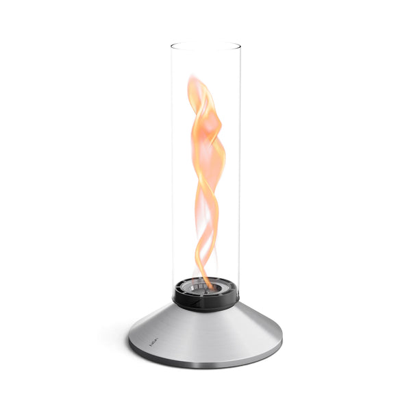 SPIN X 1500 Tabletop Fireplace - Silver