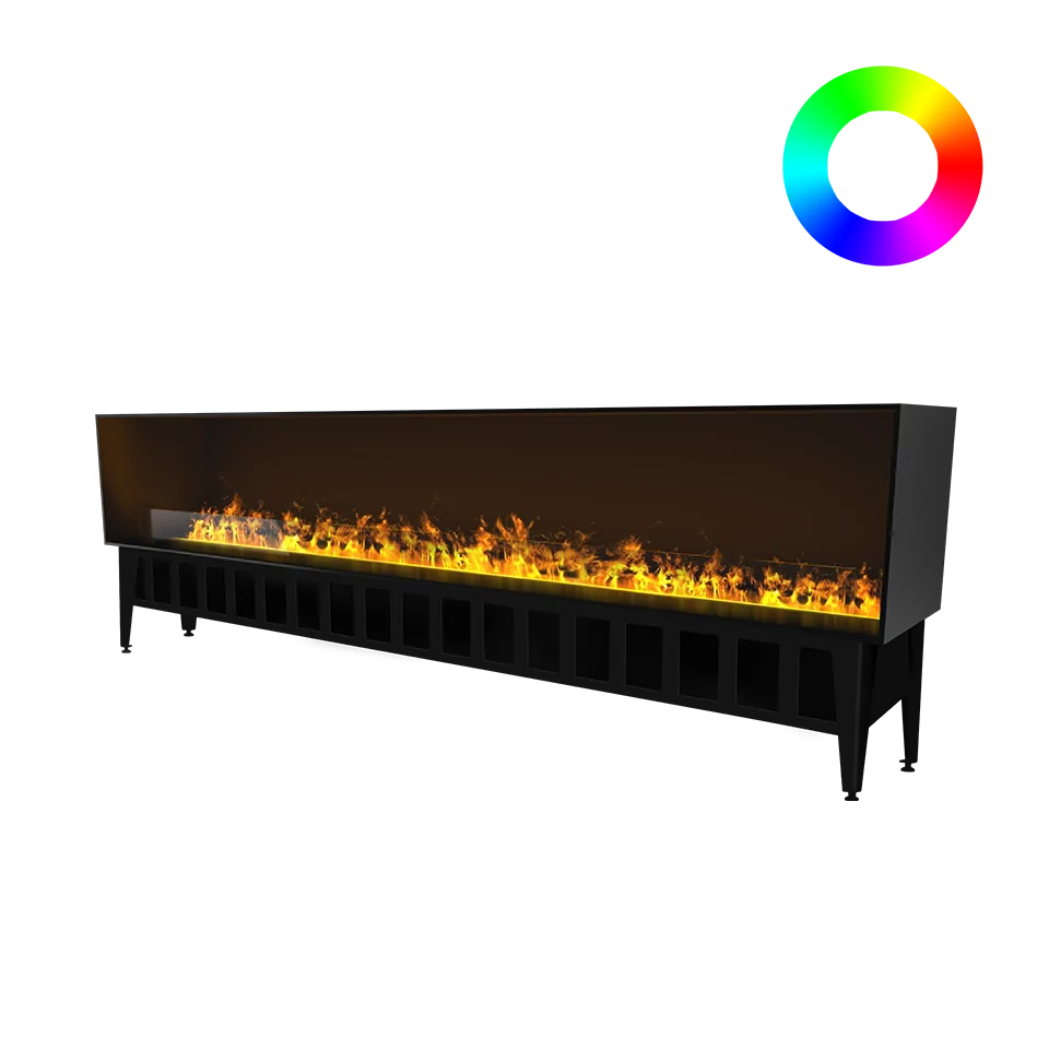 Chimenea de vapor de agua empotrada Incanto 2500 Multicolor