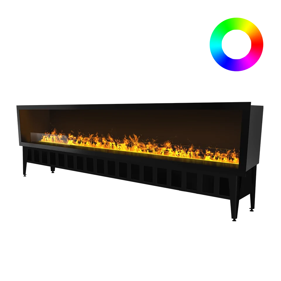 Chimenea de vapor de agua empotrada Incanto 2500 Multicolor