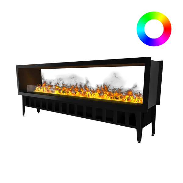 Chimenea de vapor de agua Incanto 2000 ST Multicolor de doble cara