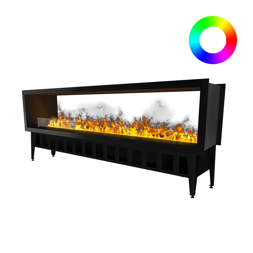 Incanto 2000 ST Multicolour See-Through Water Vapour Fireplace