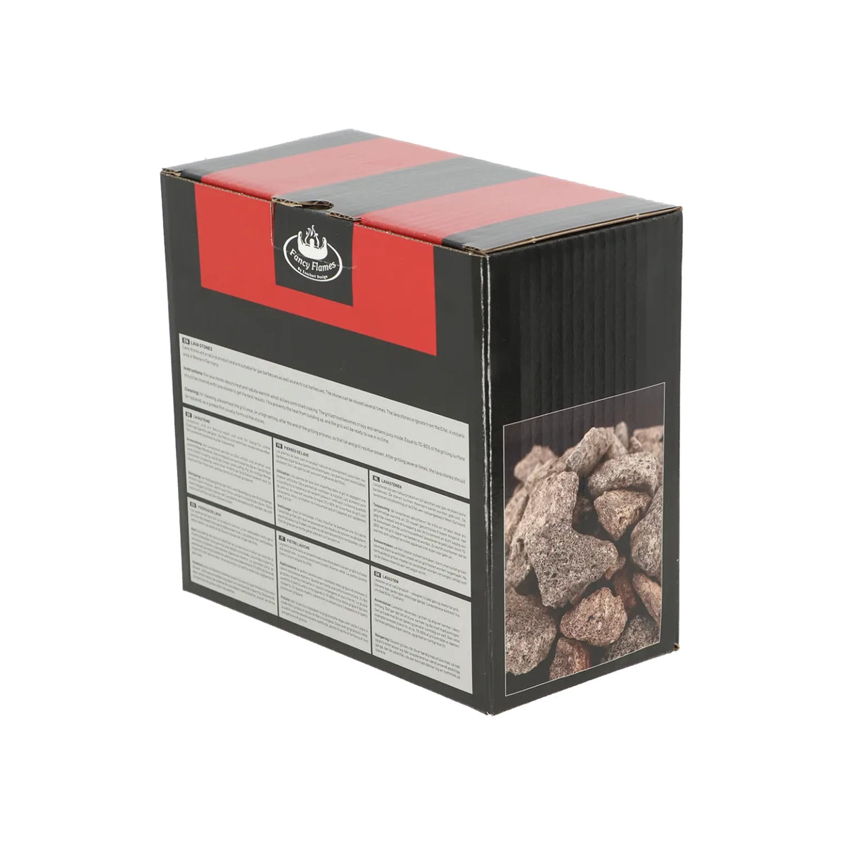 Piedras de lava 3 kg - Para chimeneas de gas exteriores y barbacoas