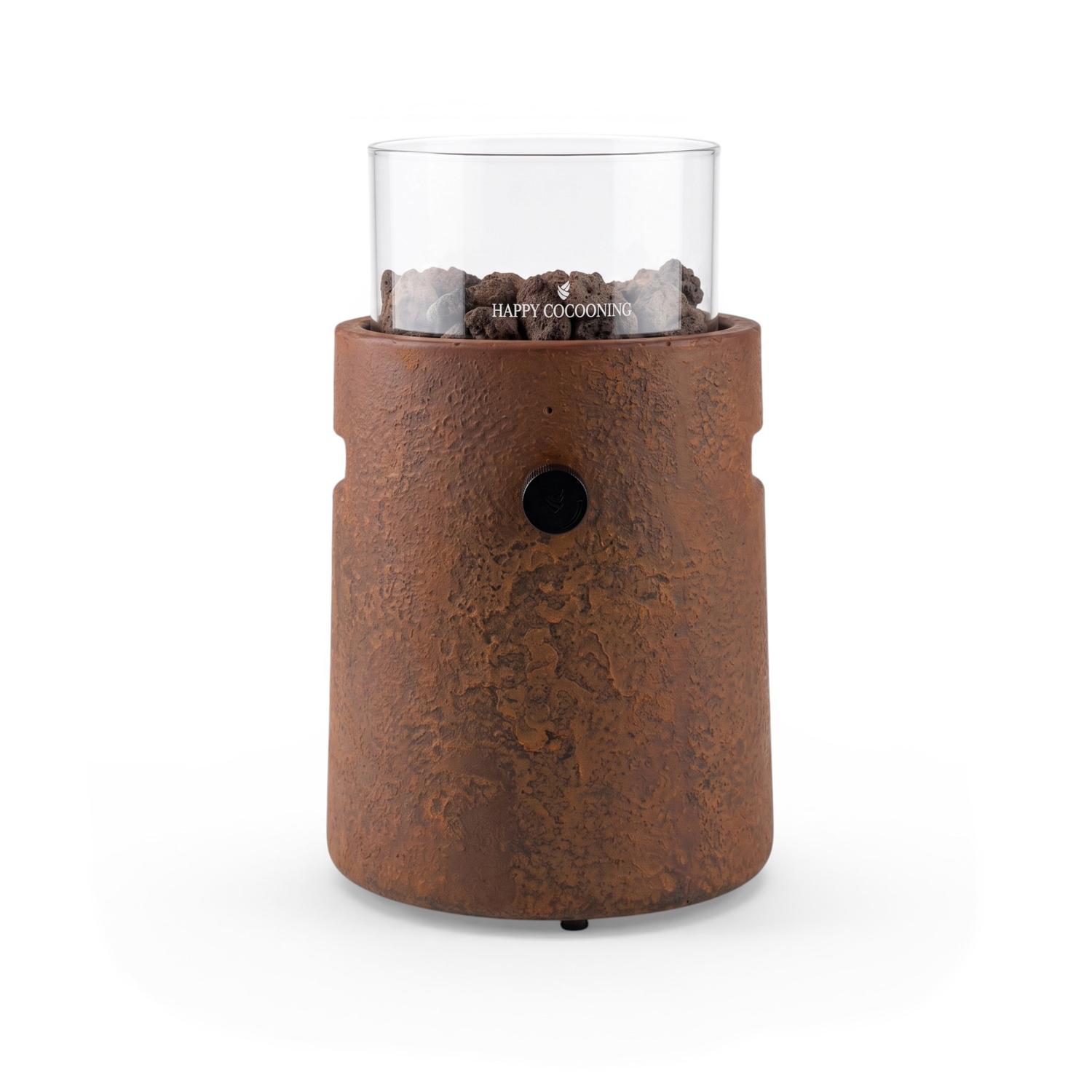 Lumi Cone Brown – Chimenea de gas de sobremesa