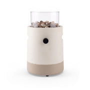 Lumi Cone Split Beige – Chimenea de gas de sobremesa