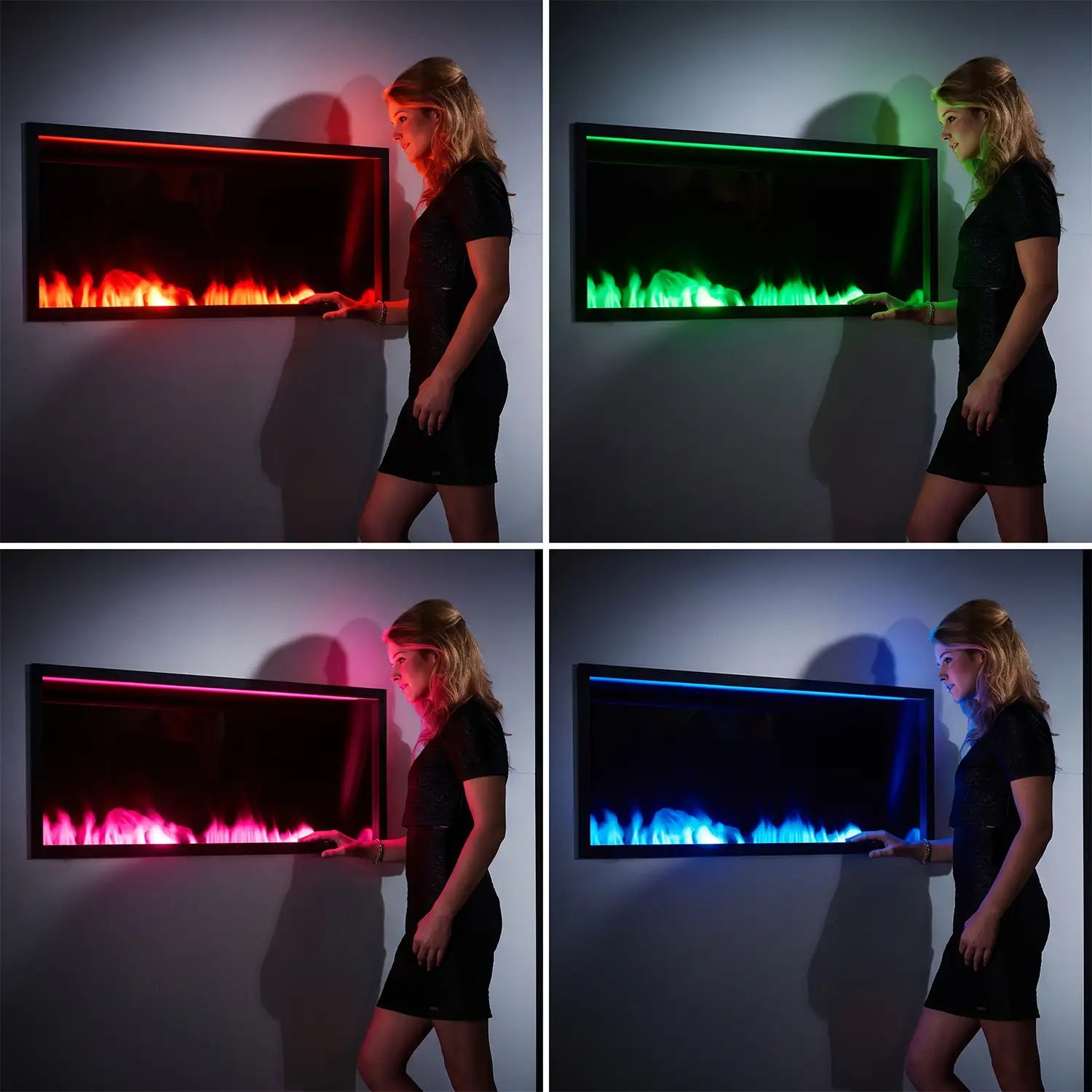Chimenea de vapor de agua empotrada Incanto 2000 Multicolor