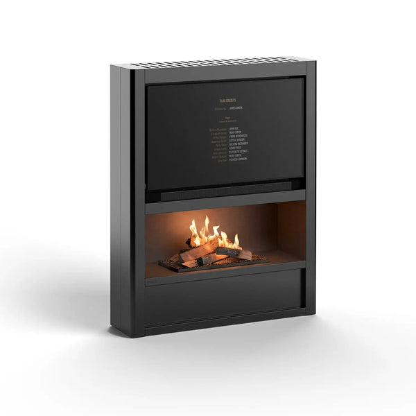 Cinema Flogs - TV Cabinet Bioethanol Fireplace