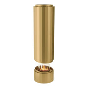 Pillar - Chimenea de bioetanol suspendida - Oro metálico