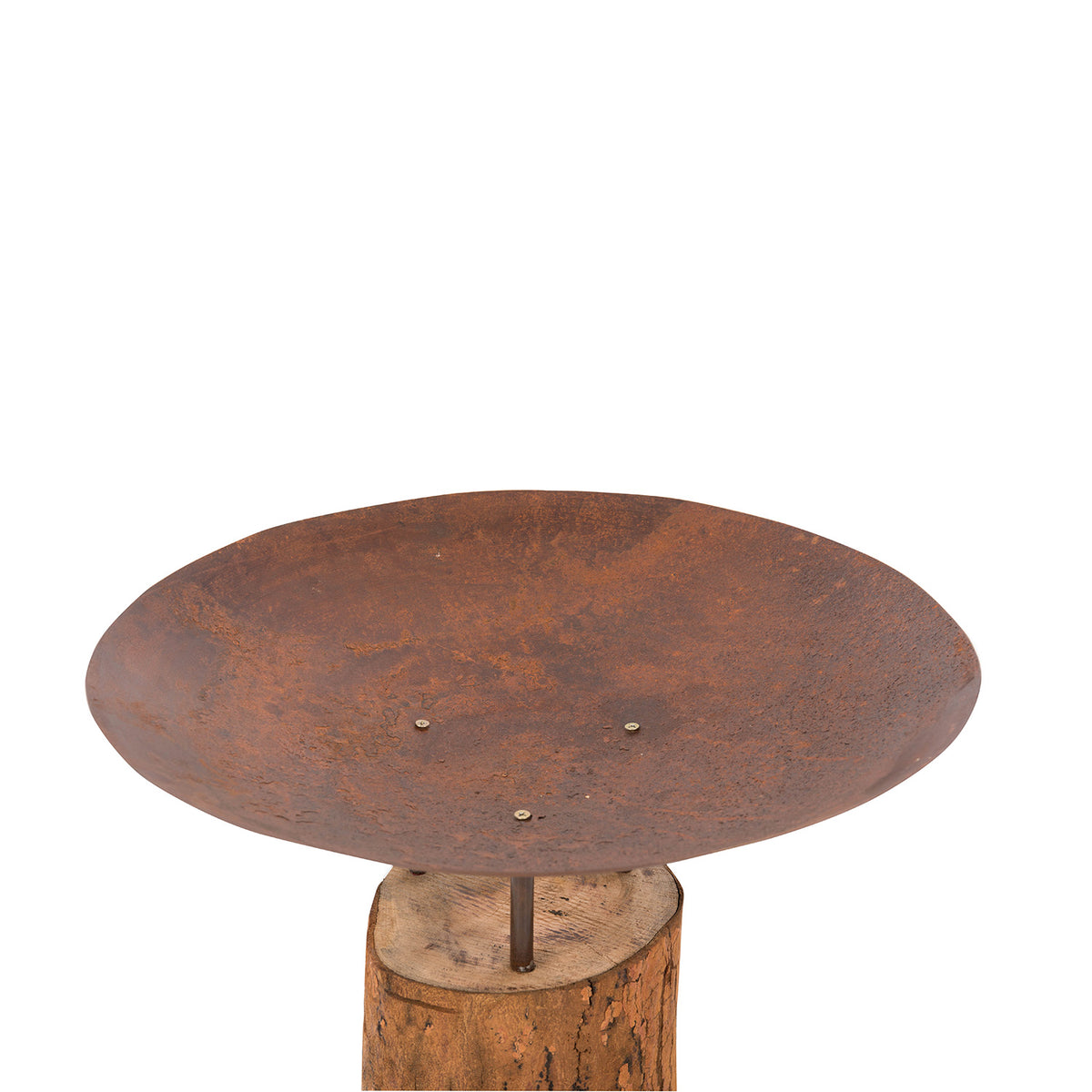 Brasero para fogatas sobre base de madera RedFire