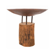 Brasero para fogatas sobre base de madera RedFire