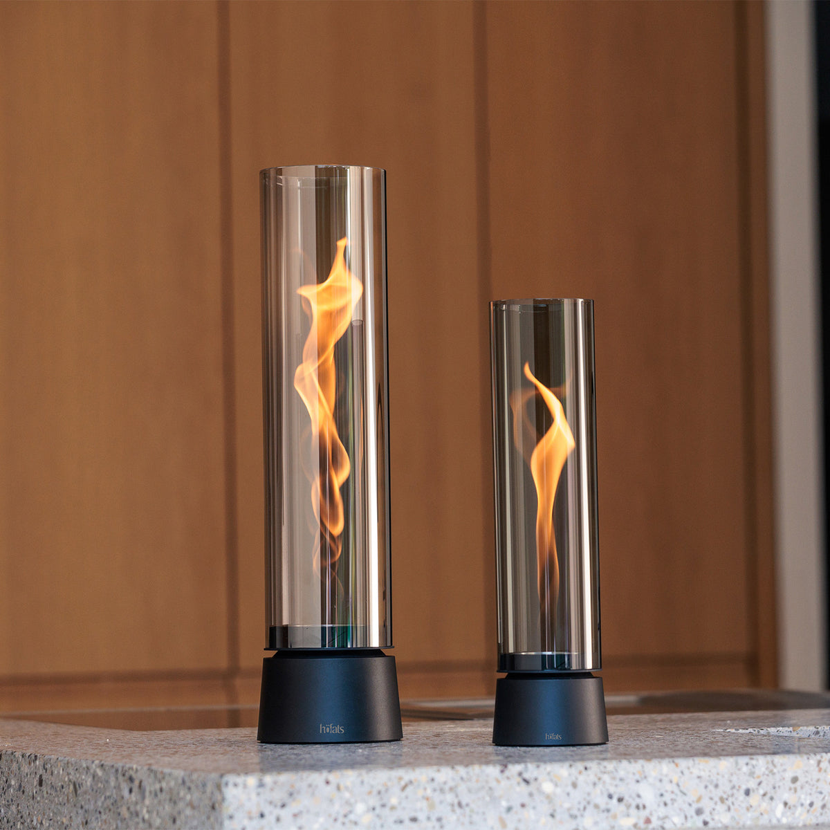 Chimenea de mesa SPIN air 900 completamente negra