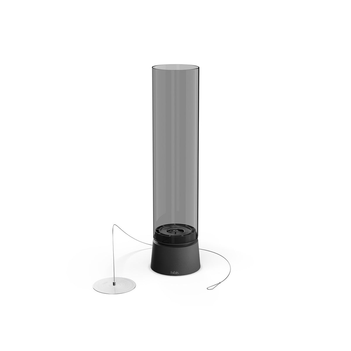 Chimenea de mesa SPIN air 900 completamente negra