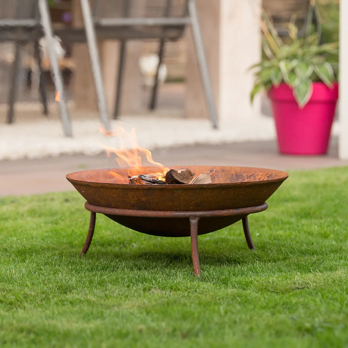 Brasero de acero corten Tulsa