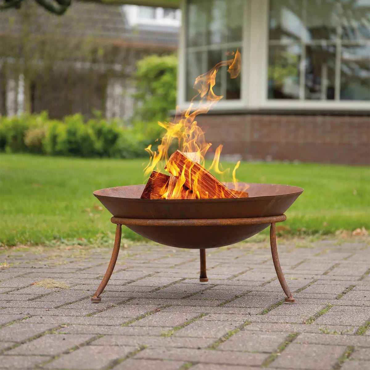 Brasero de acero corten Tulsa