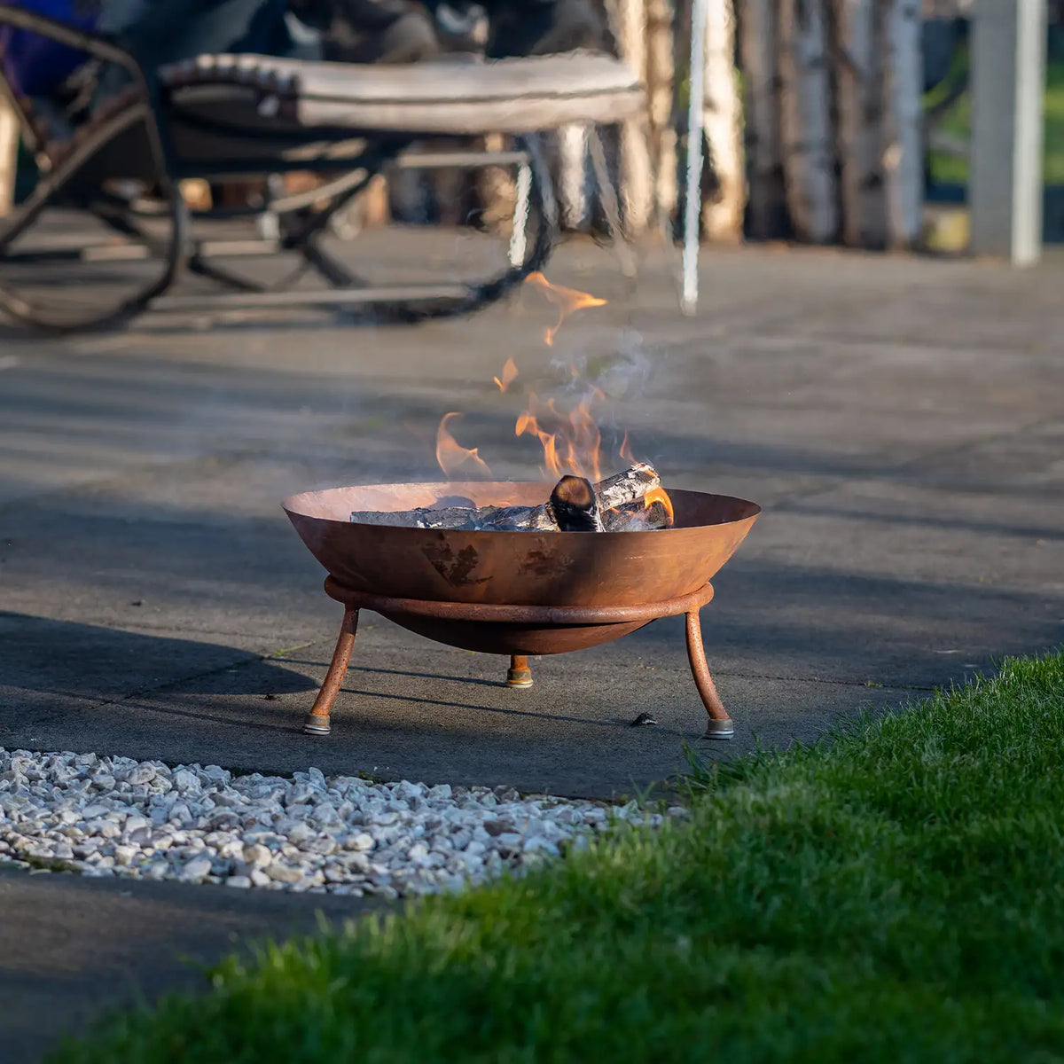 Brasero de acero corten Tulsa
