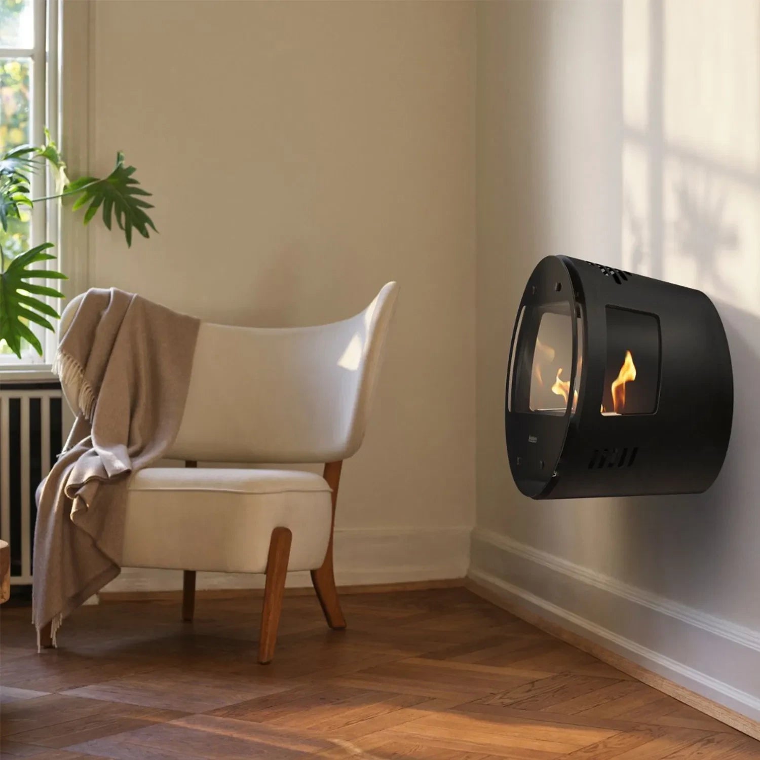 Aduro B1 - Chimenea bioetanol de Pared
