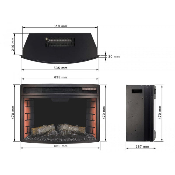 ArtiFlame AF25 Panorama