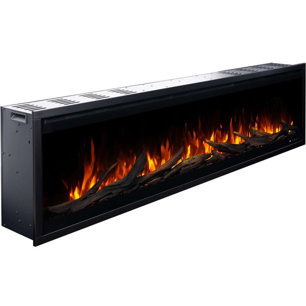 Chimenea eléctrica montada en pared Royal 3D - 180 cm