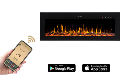Chimenea Eléctrica Diamond de 165 cm