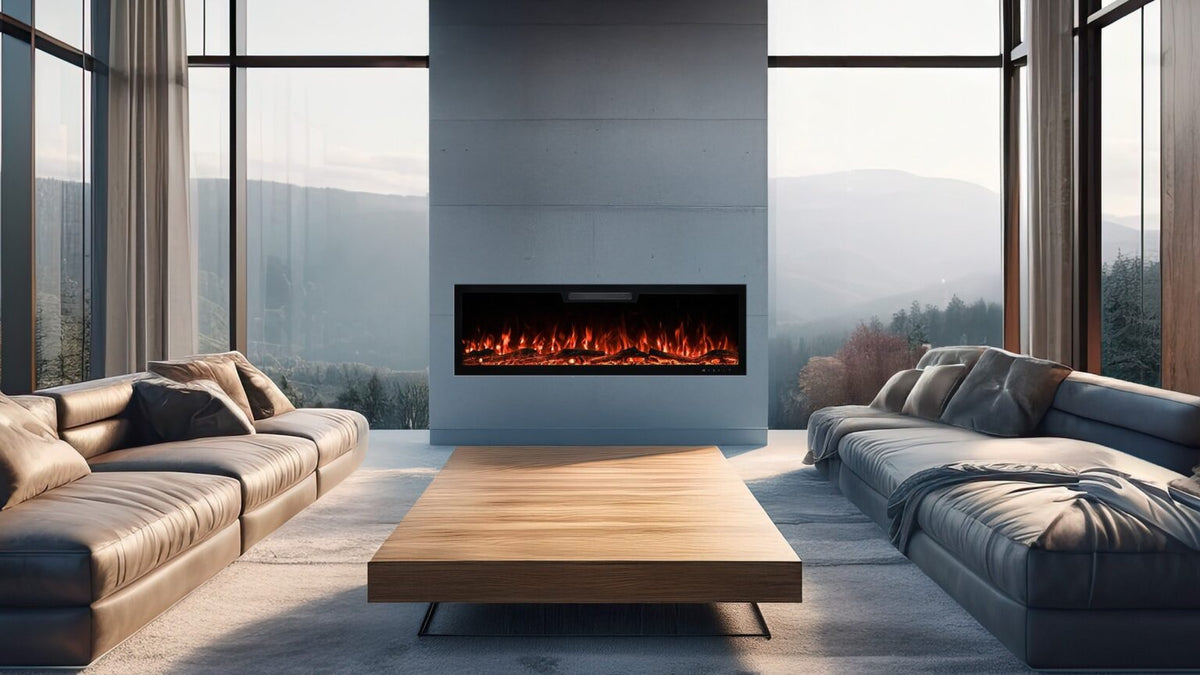 Chimenea eléctrica Elite de 182,8 cm