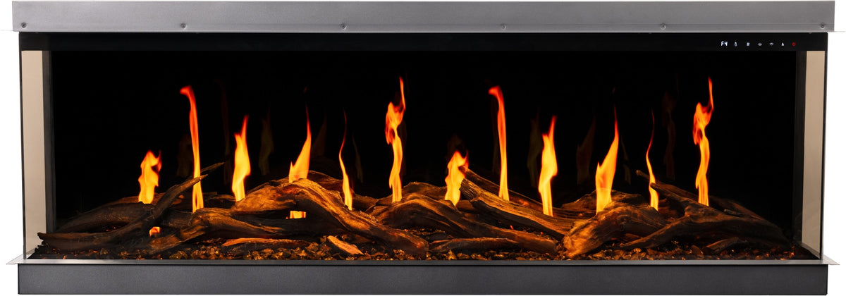 Gold 132 cm - Built-In Electric Fireplace