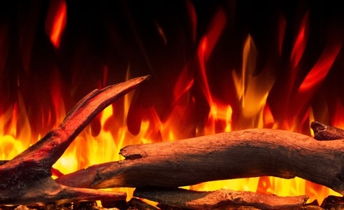 Inserto de chimenea eléctrica 3D de 31" (80 × 60 cm)