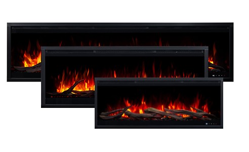 Royal 3D - 100 cm Built-in electric fireplace