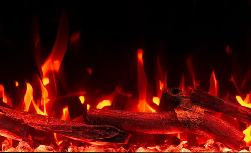 Royal Pro Wall-Mounted Electric Fireplace - 140 cm