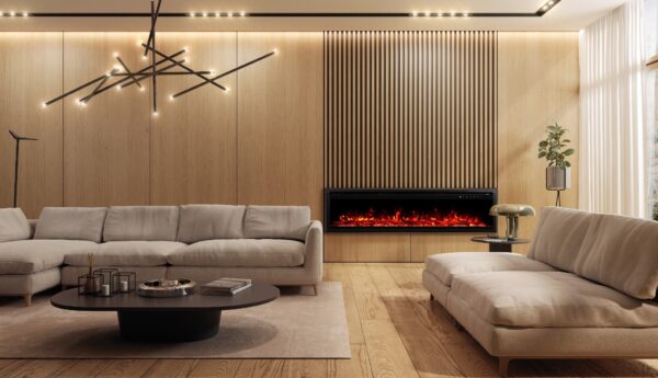 Royal Pro Wall-Mounted Electric Fireplace - 140 cm