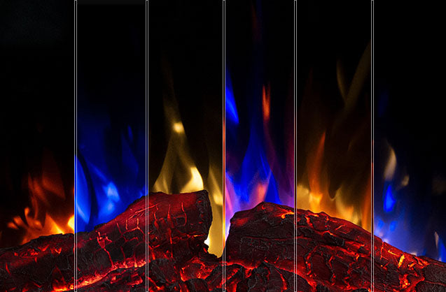 Texel Electric Fireplace - Black