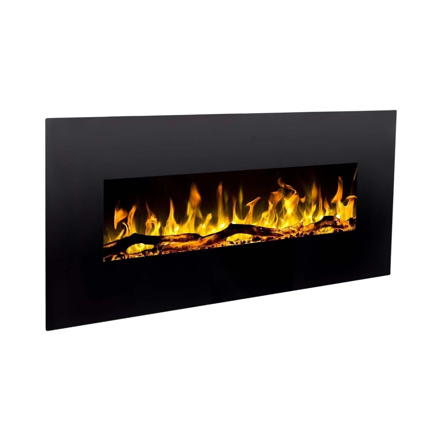 Chimenea Eléctrica Negra Albion de 128 cm