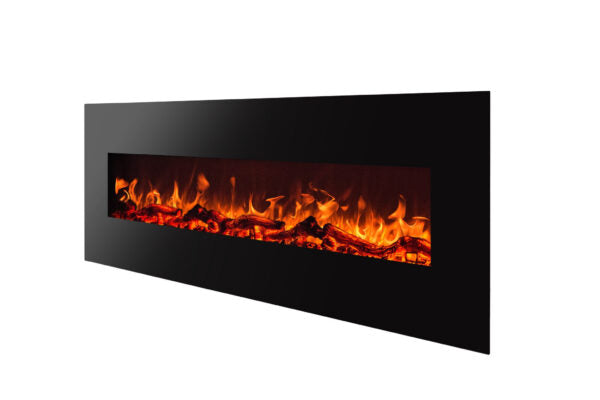 Avon negro chimenea electrica