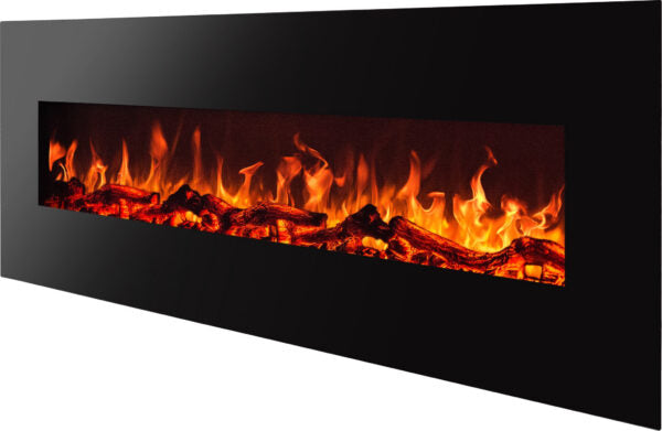 Avon negro chimenea electrica